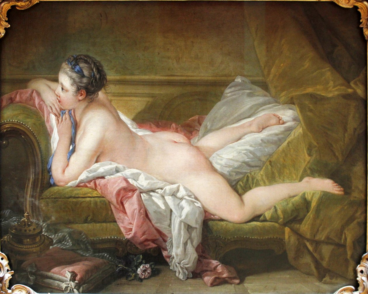 Ležící dívka od François Boucher