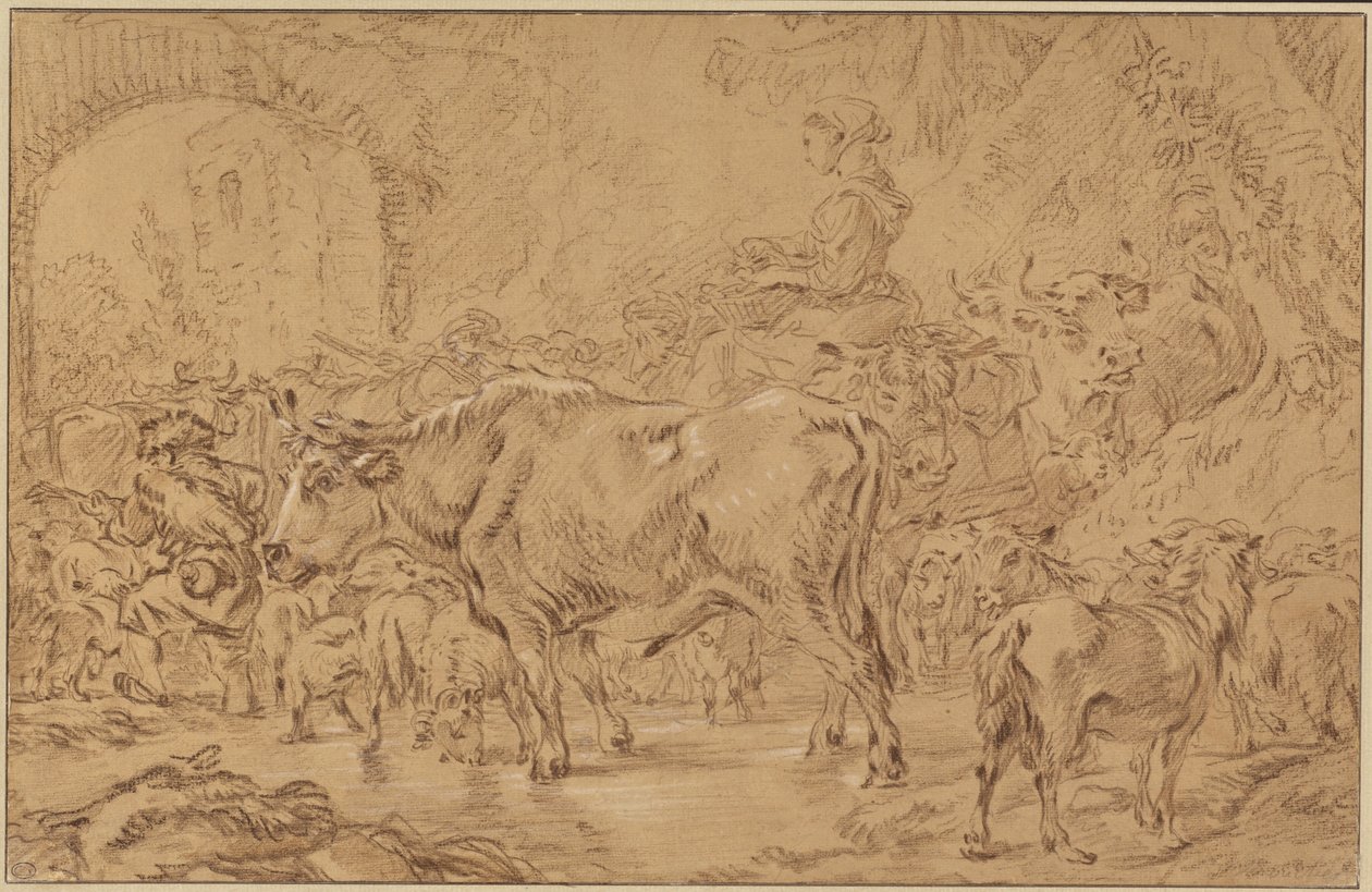 Návrat do stáda od François Boucher