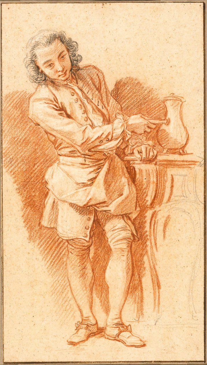 Studie Valet s konvicí na kávu od François Boucher