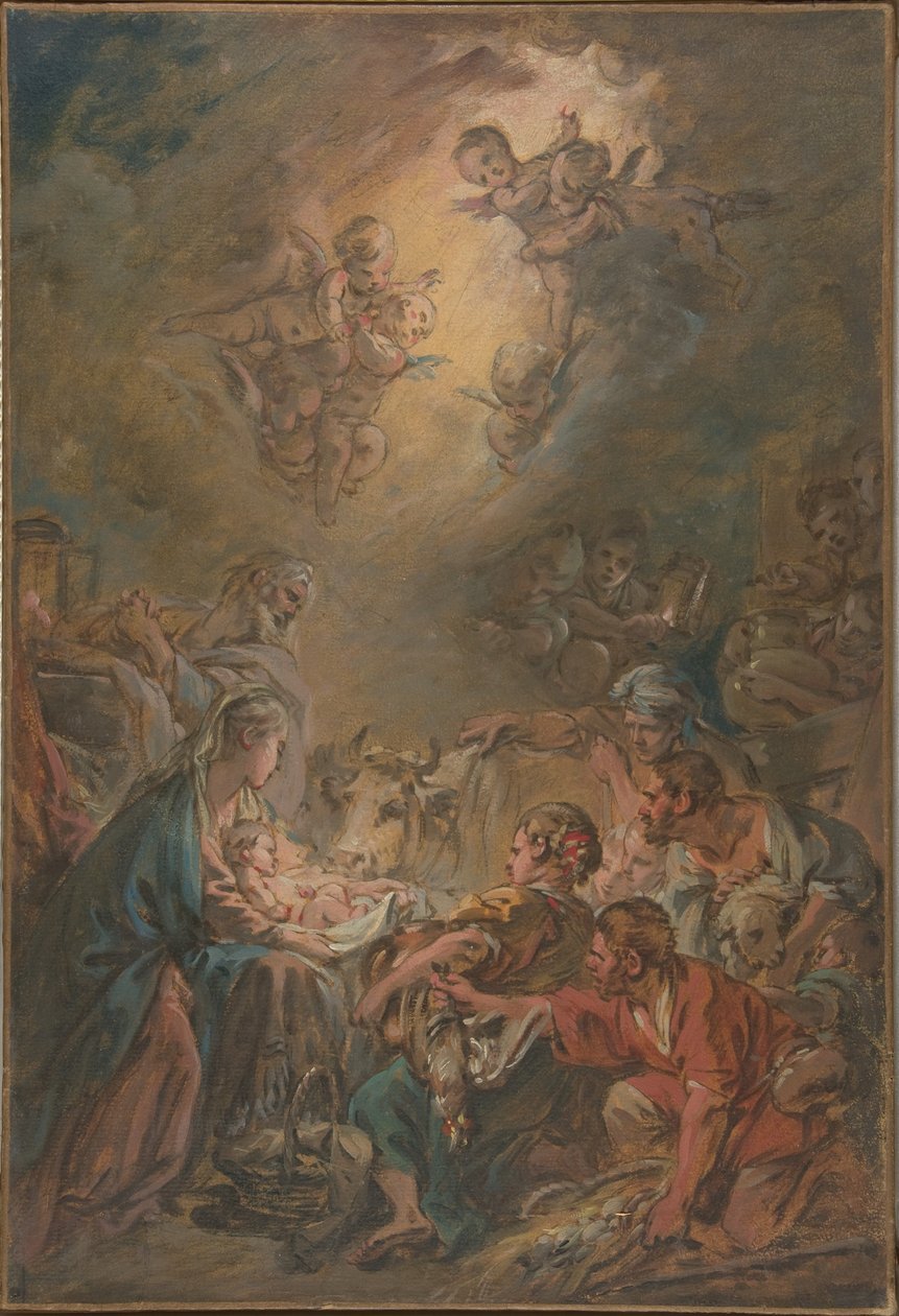 Klanění pastýřů od François Boucher