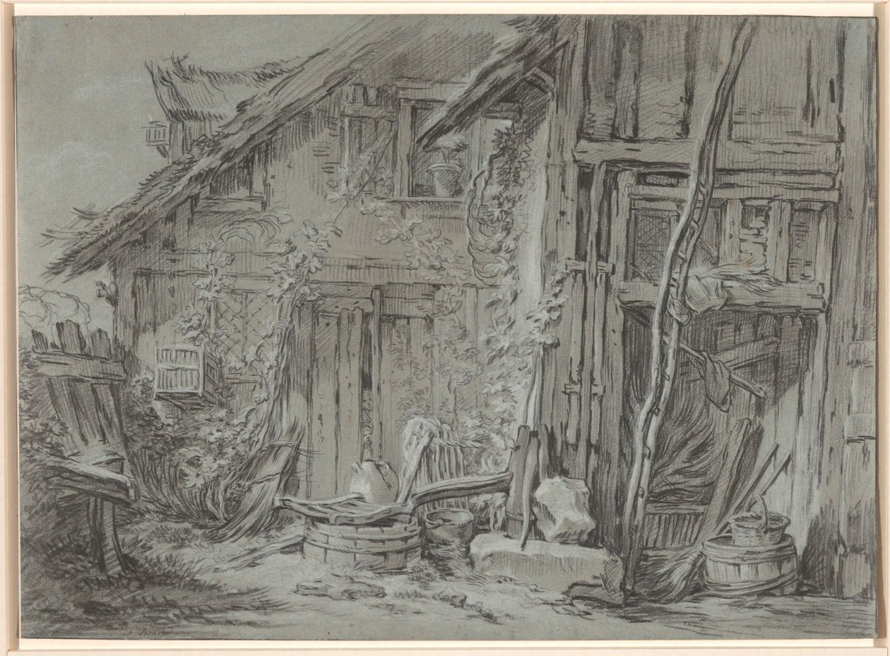 Zchátralý statek od François Boucher