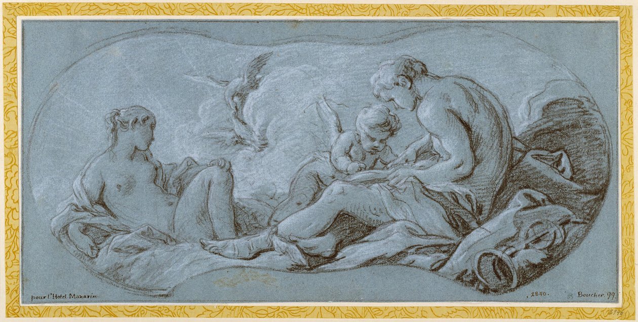 Výchova Amora od François Boucher