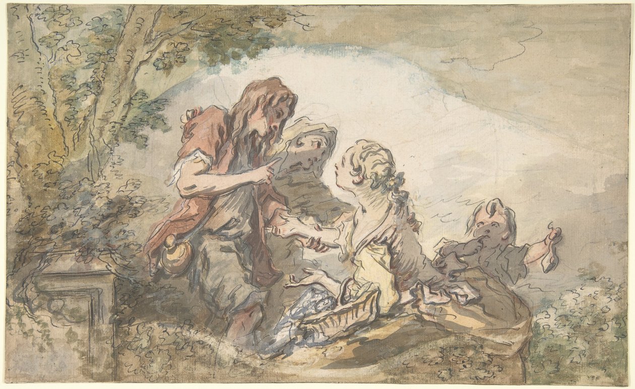 Věštkyně od François Boucher