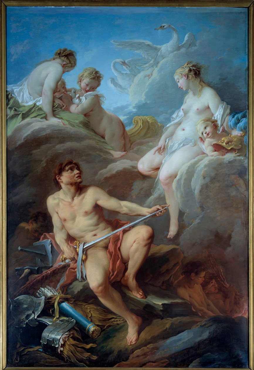 Venuše žádá Vulcana o zbraně pro obraz Enee od Francoise Bouchera (1703-1770) 1732 Ne. 2,52 x 1,75 m od François Boucher