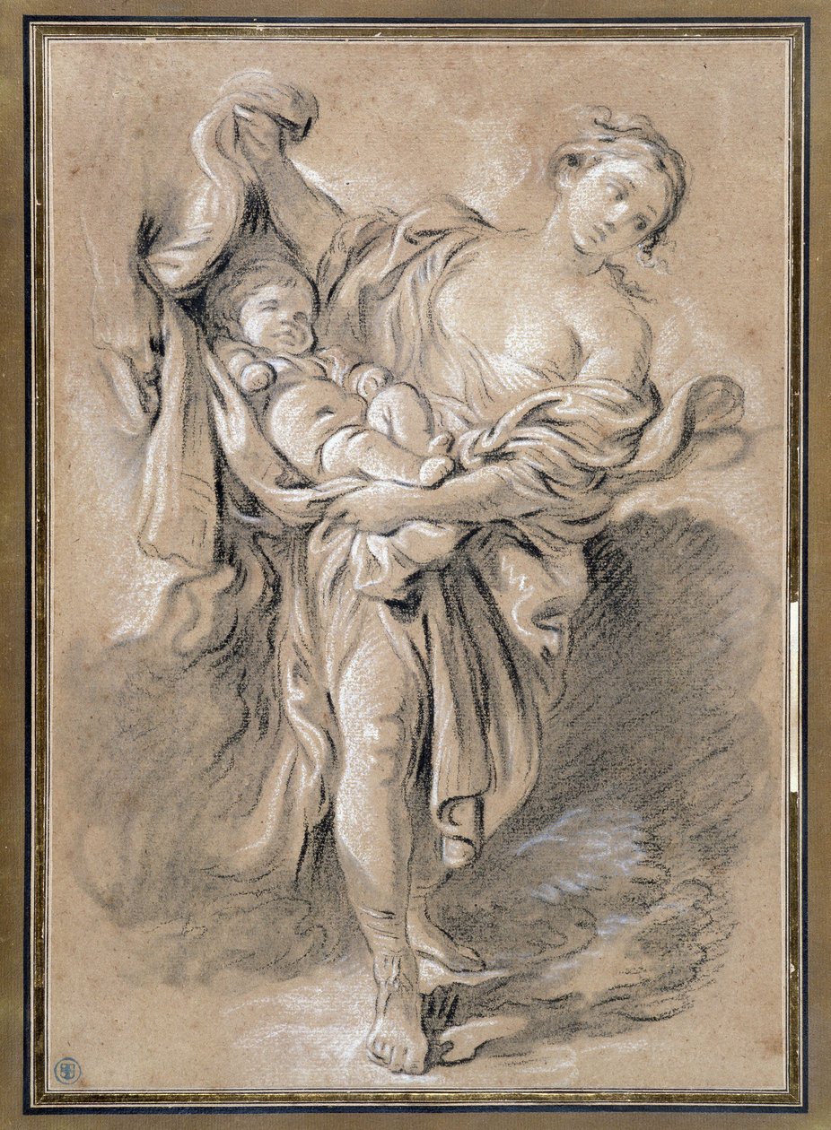 Žena s dítětem od François Boucher