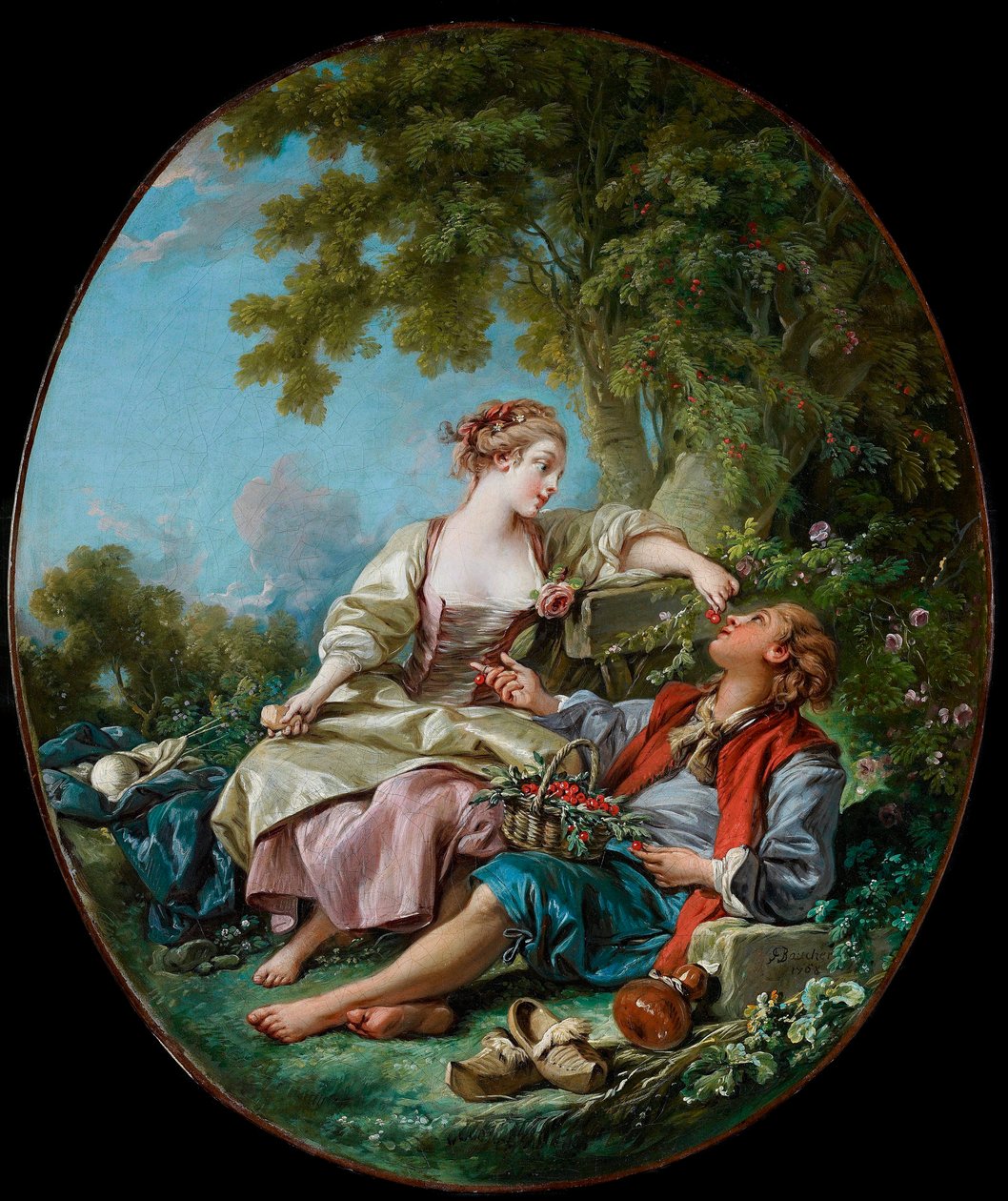 ""Dřeváky"" Obraz Francoise Bouchera (1703-1770) 1768 Art Gallery of Ontario, Toronto od François Boucher