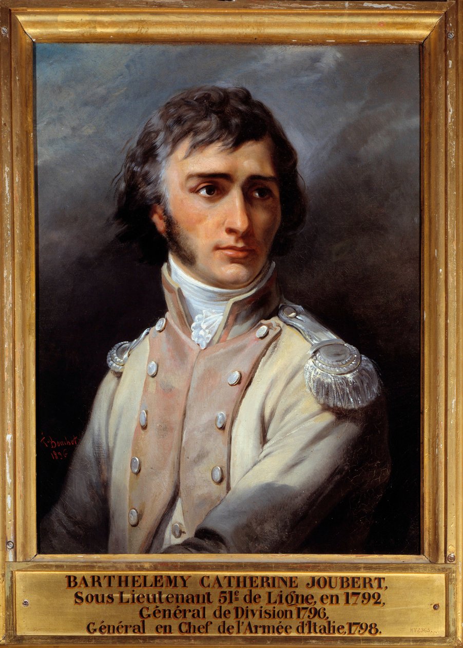 Portrét Barthelemyho Jouberta (1769 - 1799) v uniformě podporučíka od Francois Bouchot
