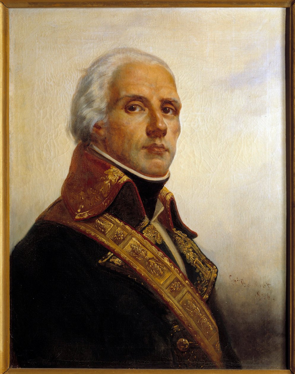 Portrét Josepha Christophe Coquille Dugommiera (1736-1794) Obraz Francoise Bouchota (1800-1842) 1836 Sun. 0,72 x 0,55 m od Francois Bouchot