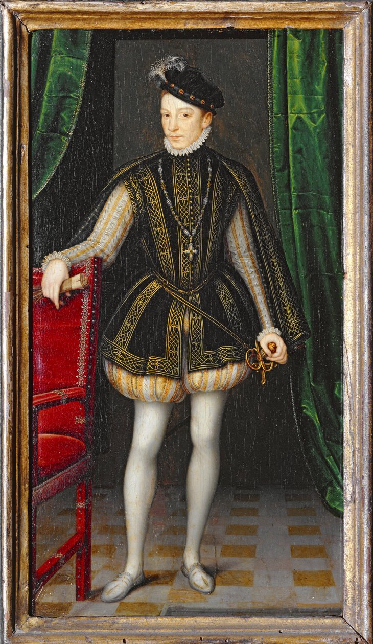 Karel IX, francouzský král - Karel IX, francouzský král ... od François Clouet