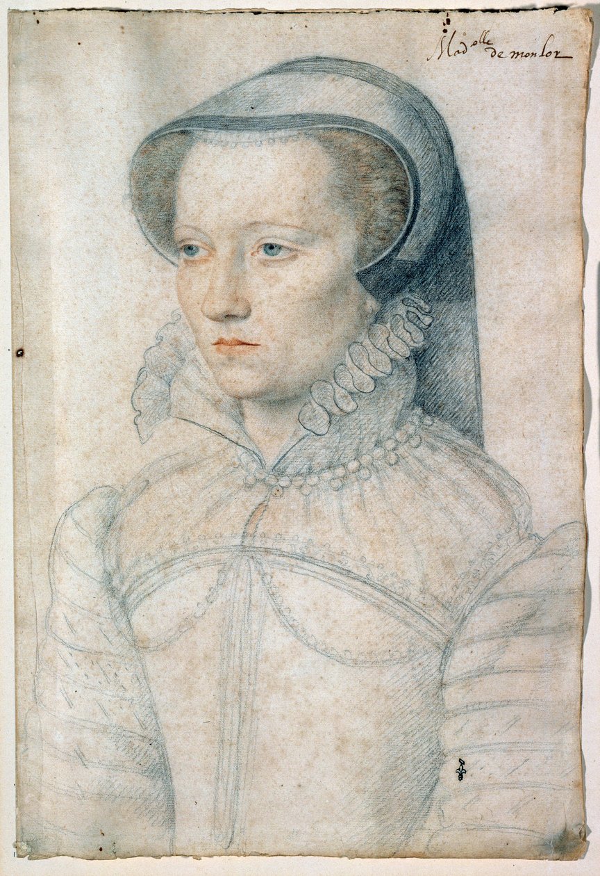 Portrét Diane de Clermont, Mademoiselle de Monlor od François Clouet