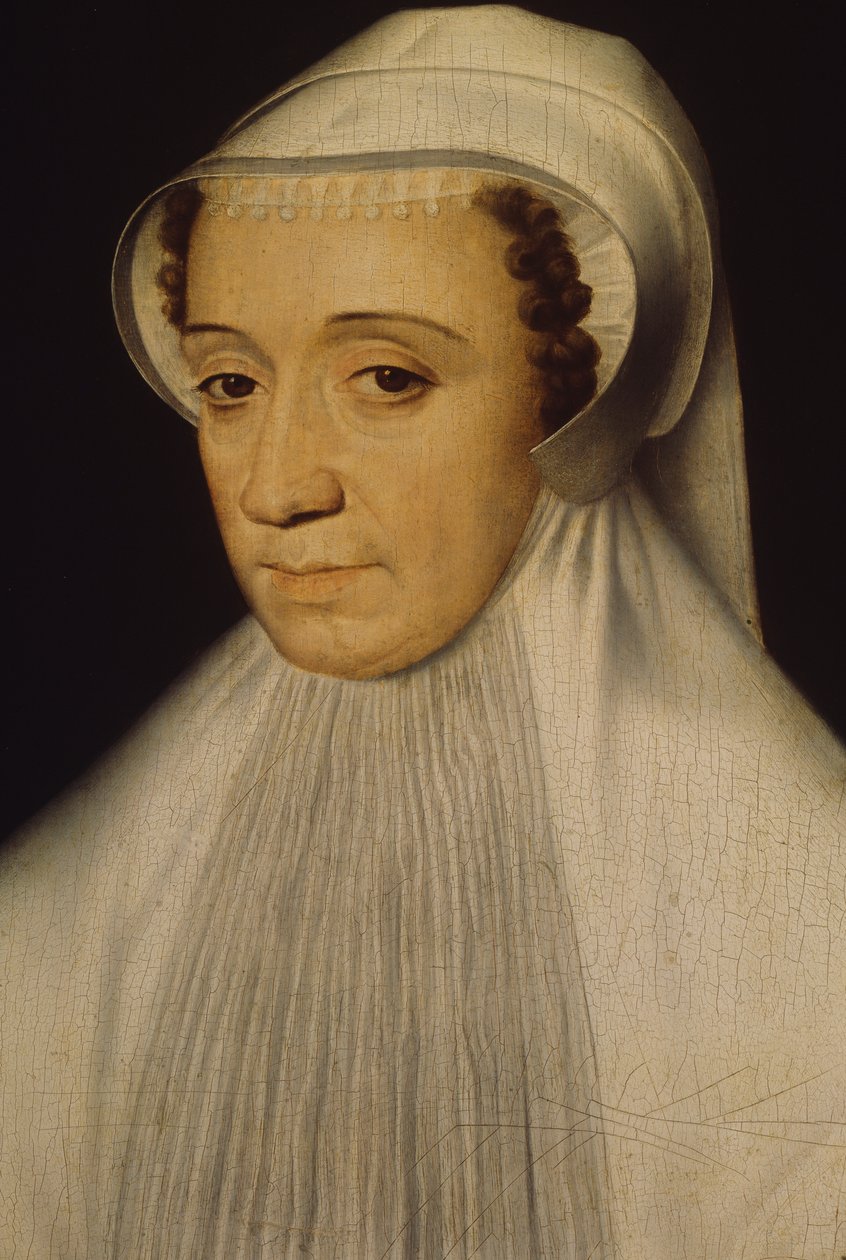 Portrét Marguerite de Valois (zámek Saint-Germain-en-Laye 1553-Paříž 1615), od Francoise Cloueta (1515-1572) od François Clouet