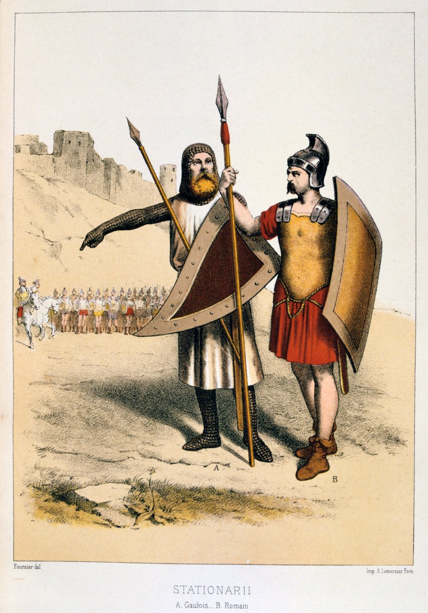 Stationarii, Gal a Říman, c1887 od Francois Cudet