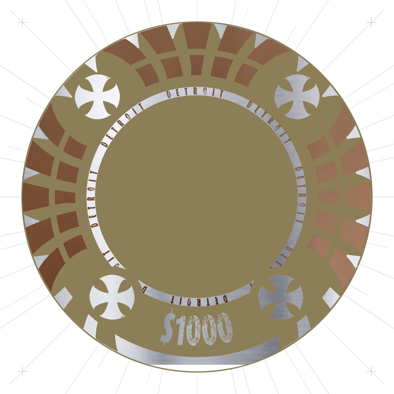 PokerChip, 2015, digitální od Francois Domain