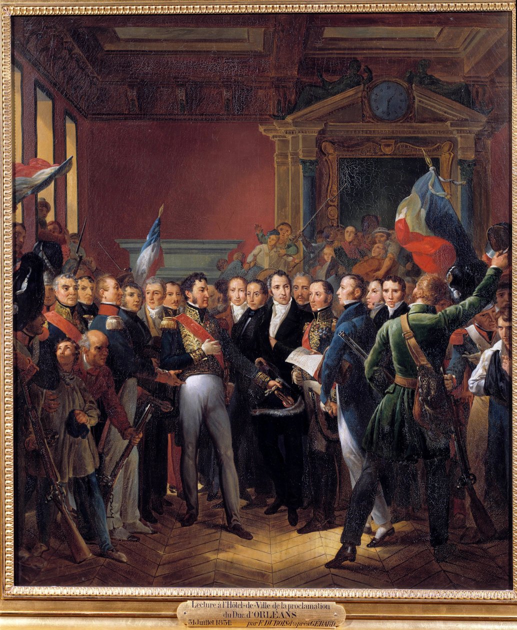 Epizoda revoluce z roku 1830, červencový den: generálporučík Louise-Philippe d