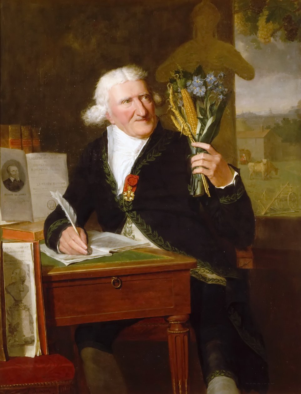 Portrét Antoine-Augustin Parmentier 1737-1813 od Francois Dumont