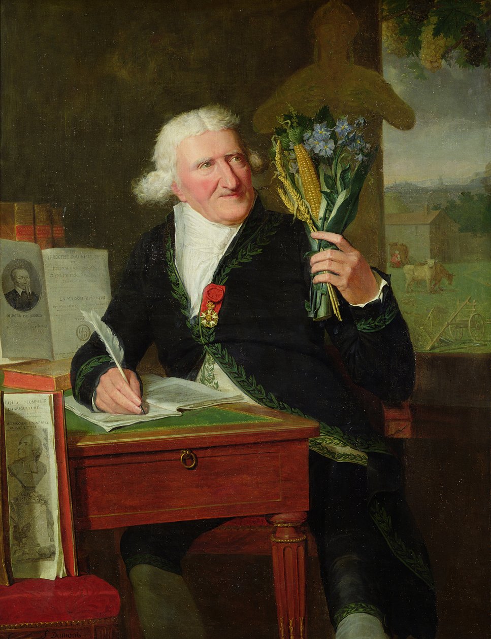 Portrét Antoina Parmentiera (1737-1813) 1812 (olej na plátně) od Francois Dumont