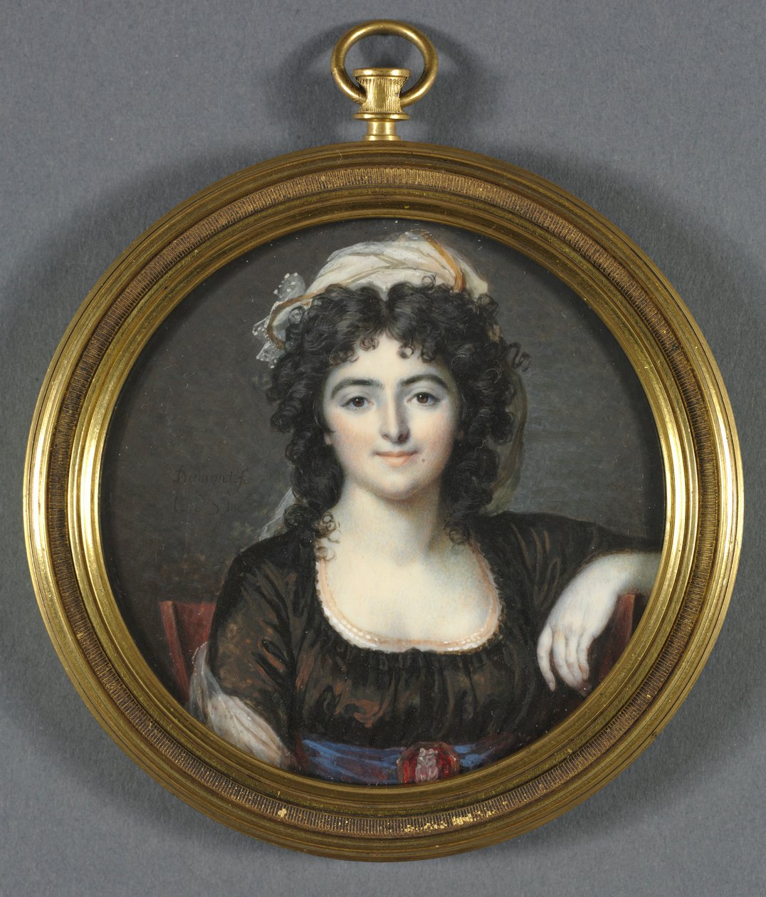 Portrét ženy v hnědých šatech, 1795. od Francois Dumont