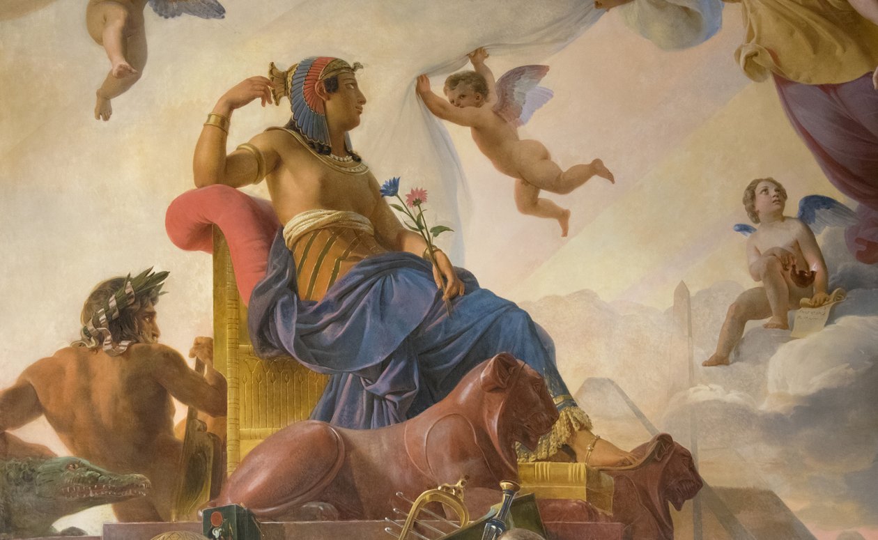 Studie a Genia věnují starověký Egypt Řecku od Francois Edouard Picot