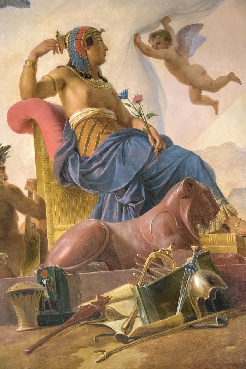 Studie a Genia věnují starověký Egypt Řecku od Francois Edouard Picot