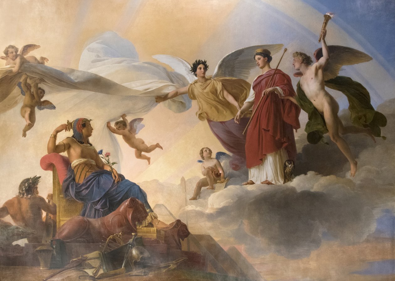 Studie a Genia věnují starověký Egypt Řecku od Francois Edouard Picot