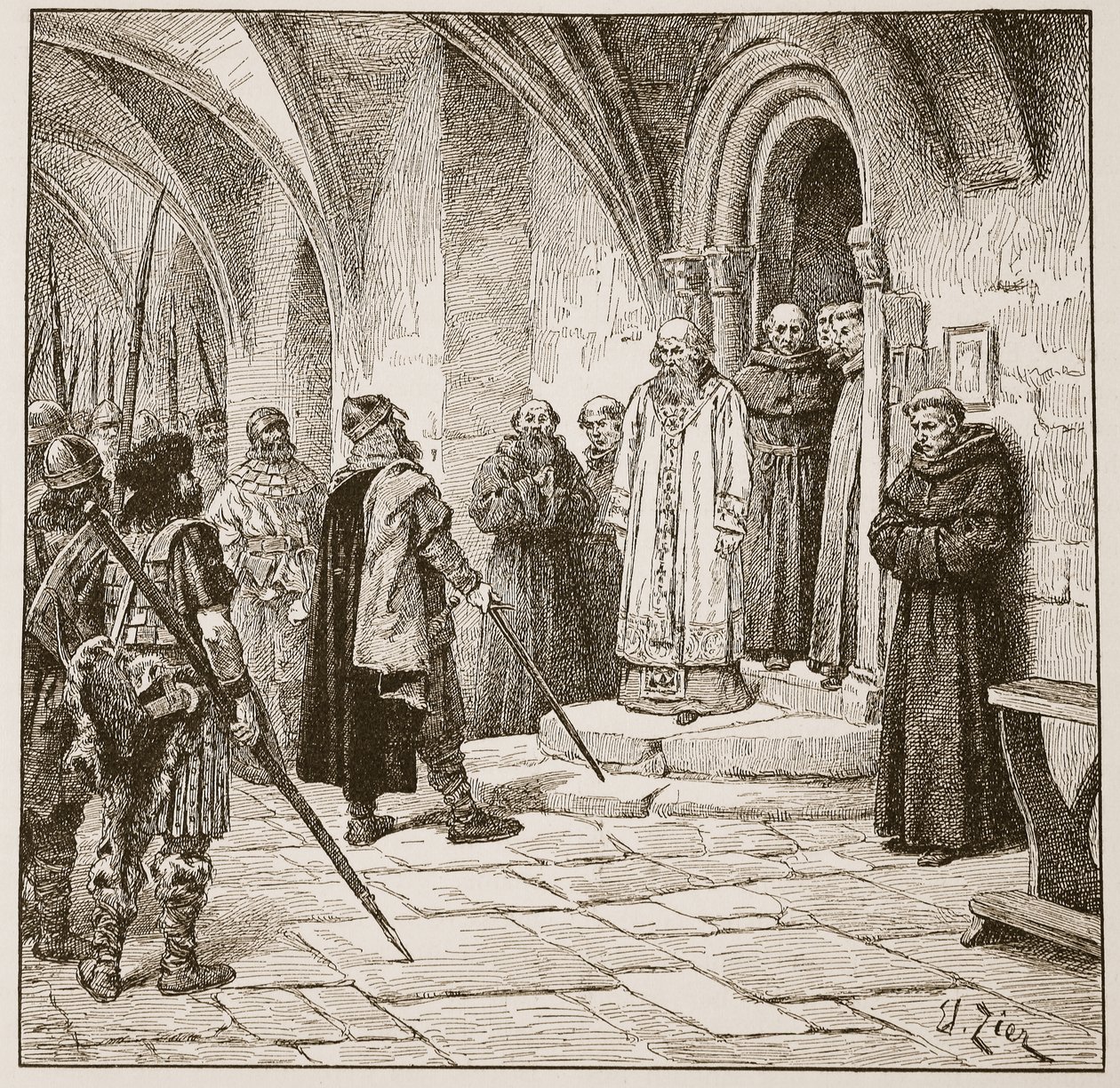 Swein požaduje výkupné, ilustrace z 