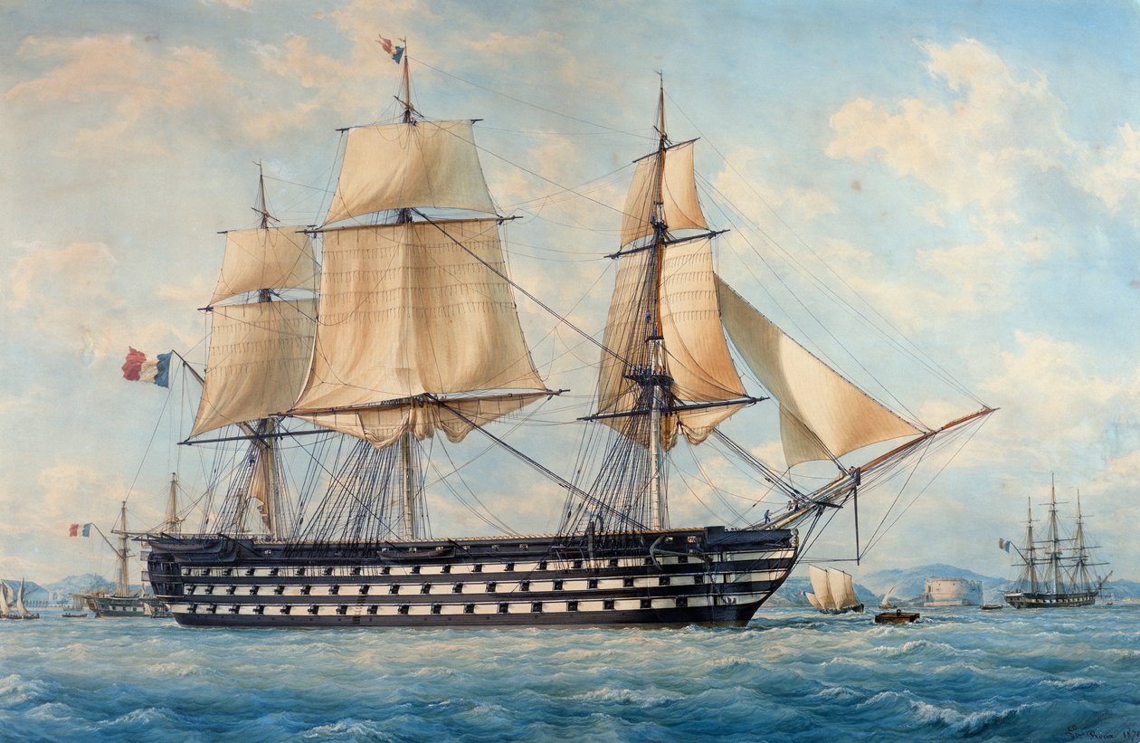 Nádoba Montebello, Francois Roux (1811-1882), akvarel, Francie od Francois Geoffroy Roux