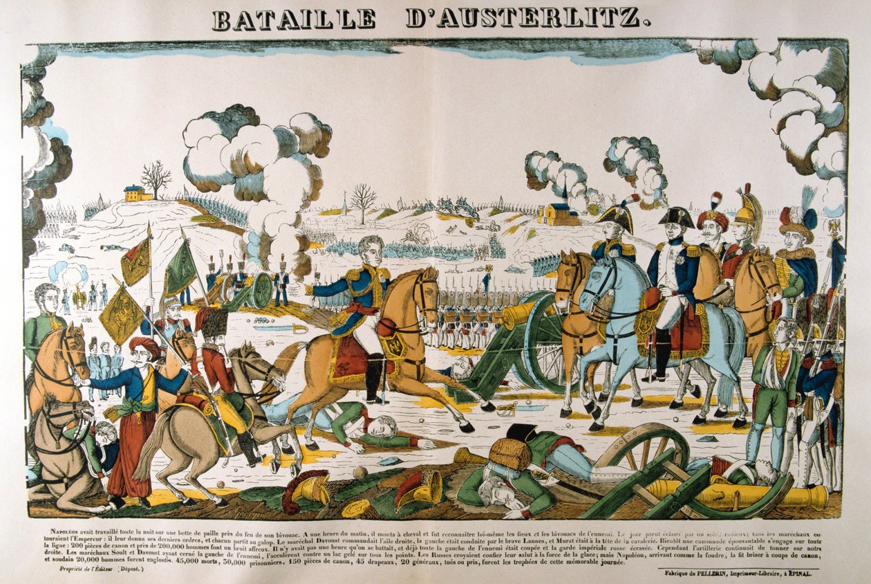 Bitva u Slavkova, 2. prosince 1805, c1835 od Francois Georgin
