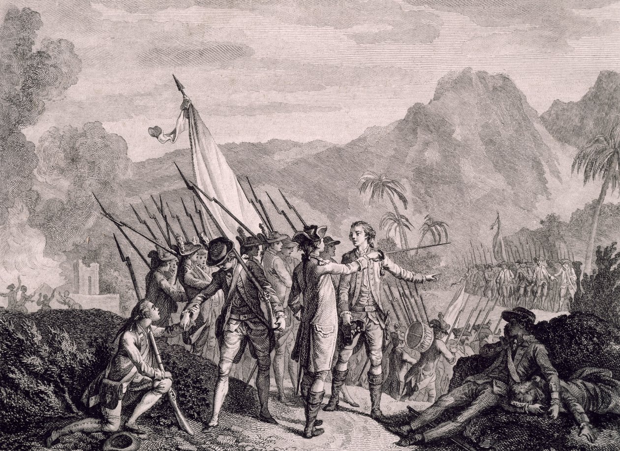 Francouzské dobytí Tobaga od Francois Godefroy