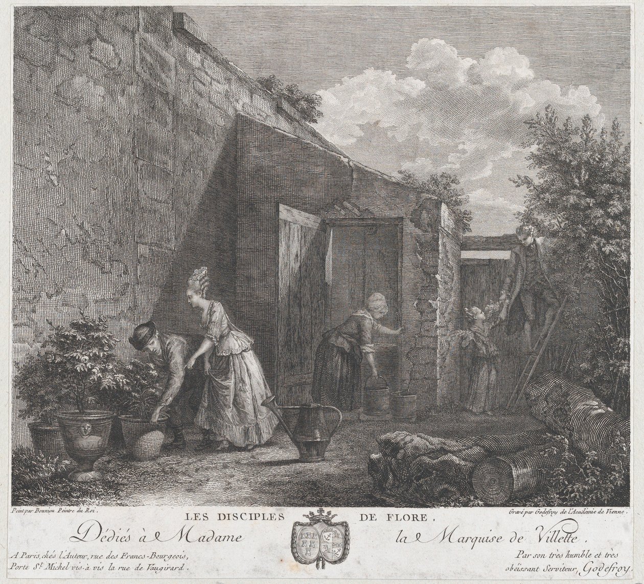 Učedníci Flory, 1778. od Francois Godefroy