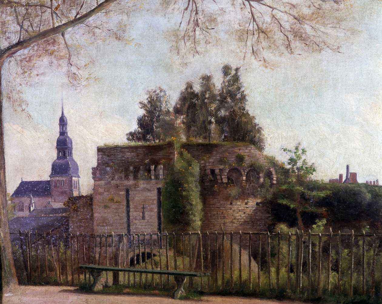„Velké příkopy“ brány St Malo v Dinanu – od F. Gombeauxe, konec 19. století od Francois Gombeaux