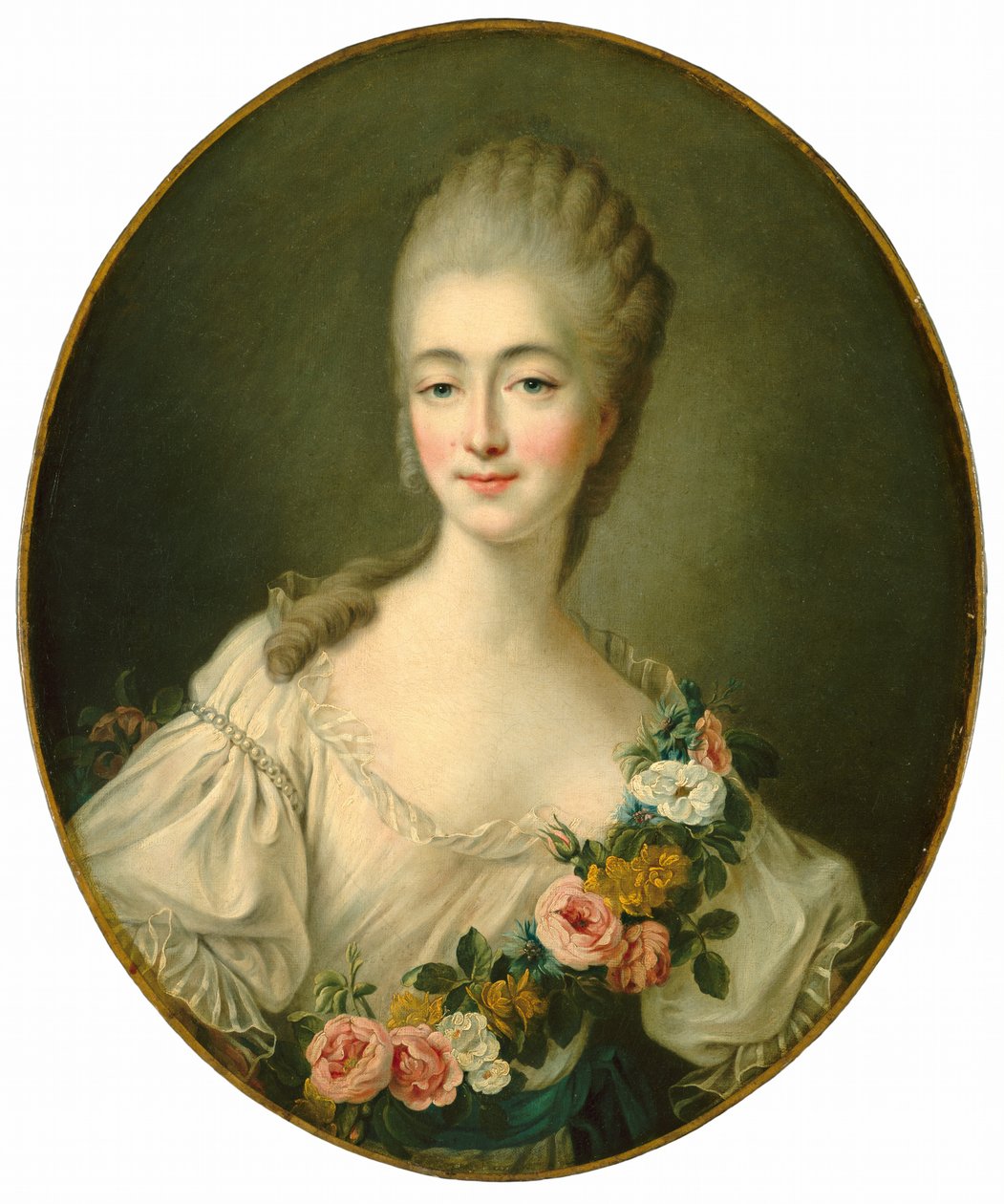 Jeanne Bécu, hraběnka z Barry od Francois Hubert Drouais