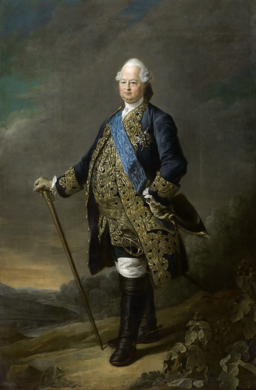 Louis de Bourbon-Condé, hrabě z Clermontu od Francois Hubert Drouais