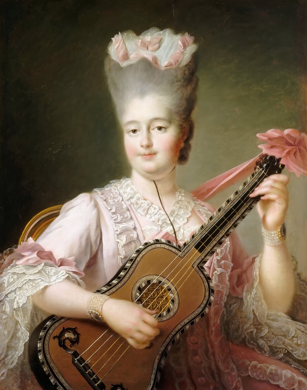 Marie Clotilde z Francie 1759-1802, královna Sardinie od Francois Hubert Drouais