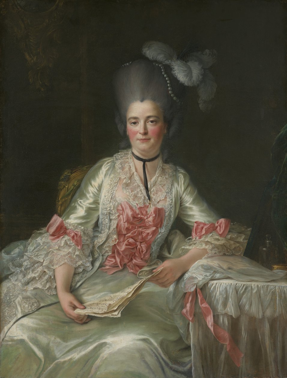 Marie Rinteau, zvaná Mademoiselle de Verrières, 1761. od Francois Hubert Drouais