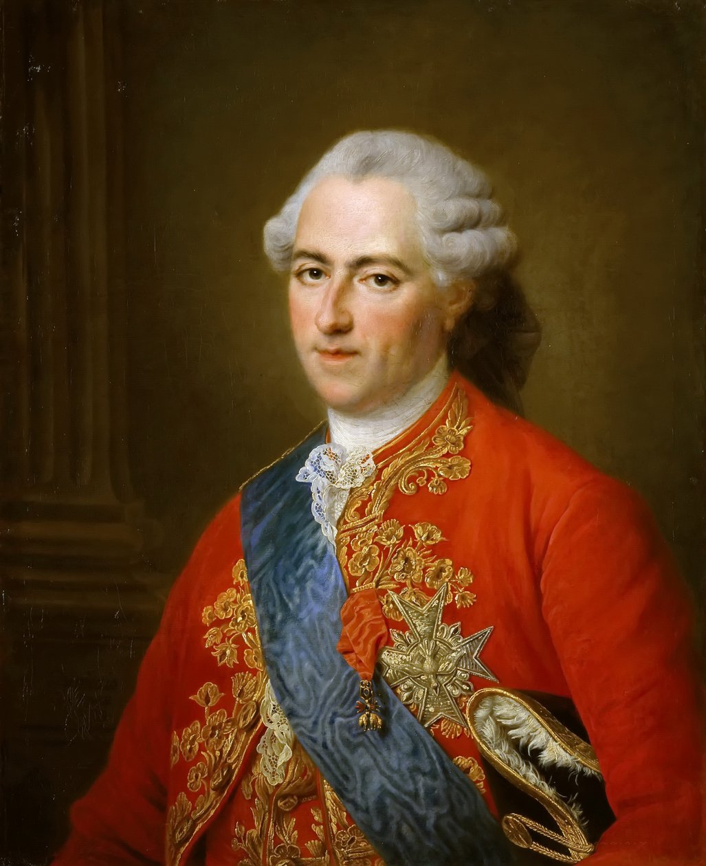 Portrét krále Ludvíka XV 1710-1774 od Francois Hubert Drouais
