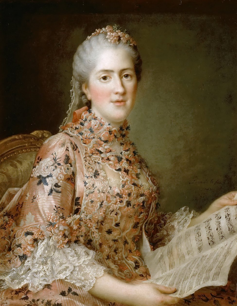 Francouzská princezna Sophie 1734-1782 od Francois Hubert Drouais