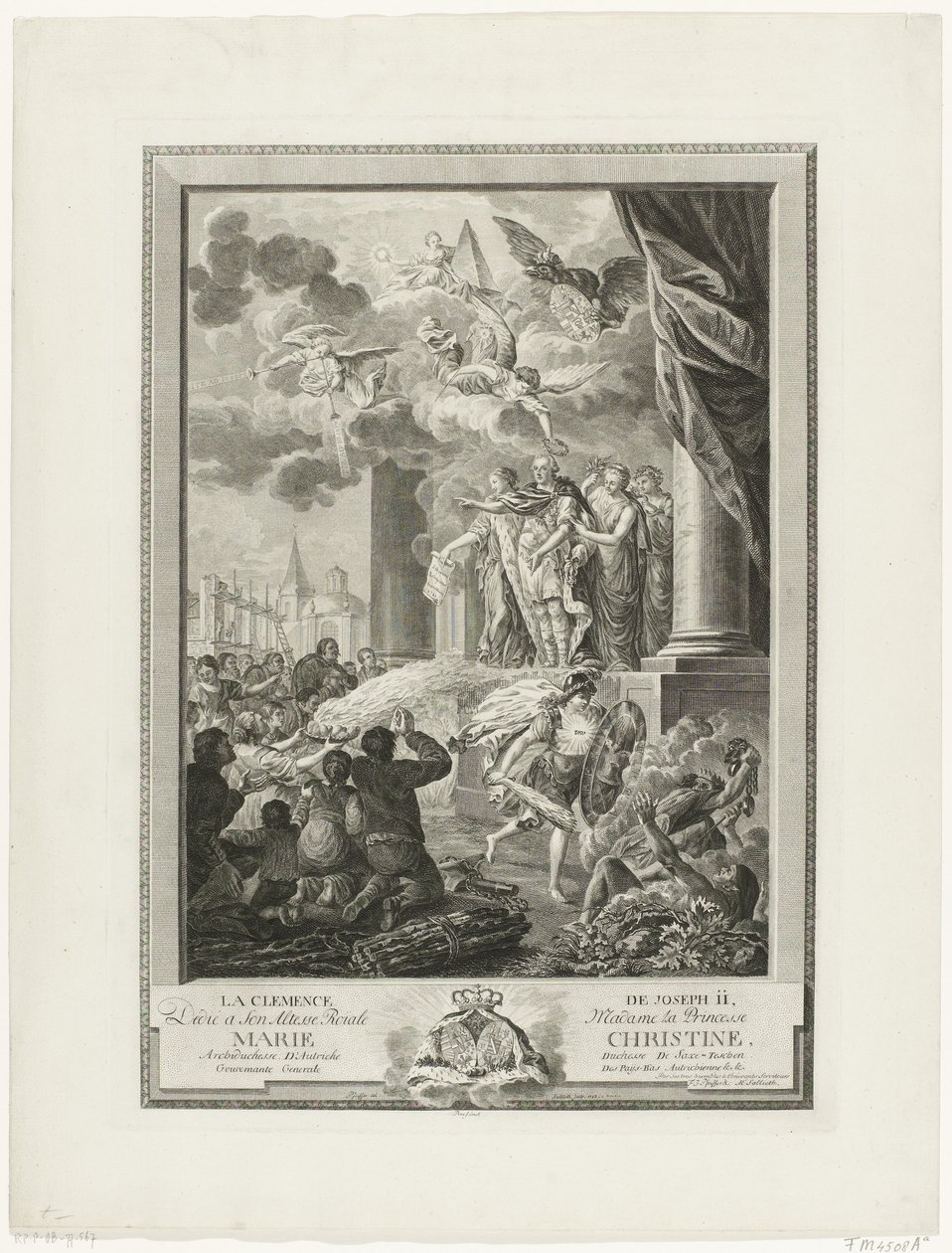 Milost Josefa II., vyryl Mathias de Sallieth od Francois Joseph Pfeiffer