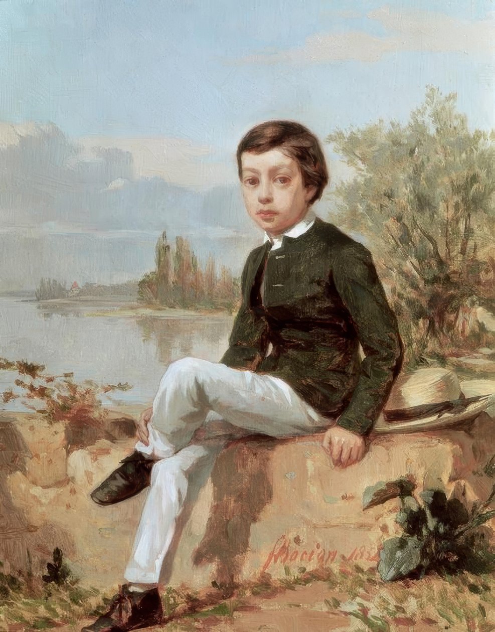 Portrét Jacquese Larguiera (1844-1907) od Francois Louis David Bocion