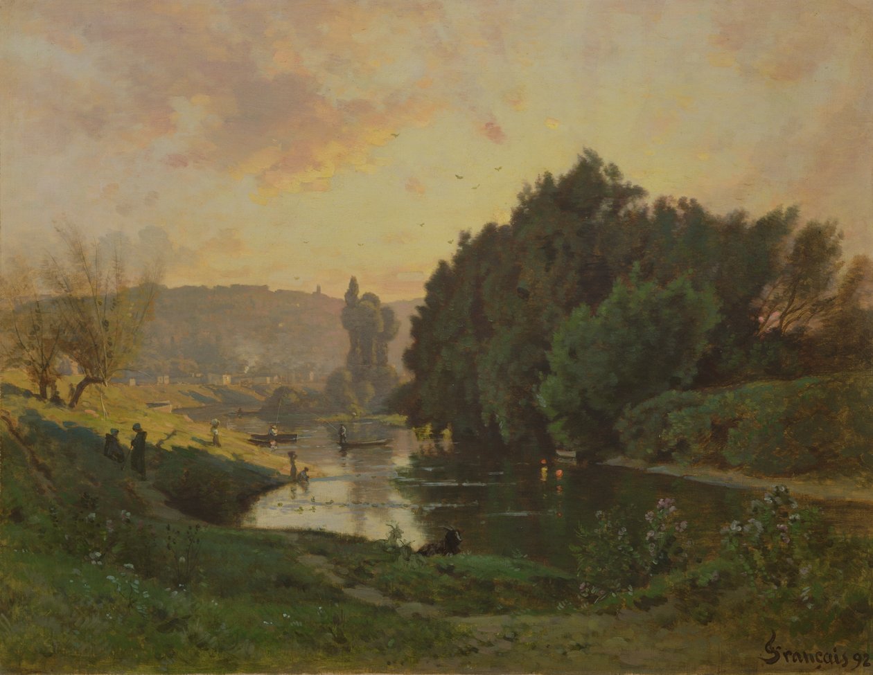 Scéna z Bas-Meudonu, 1892 od Francois Louis Francais