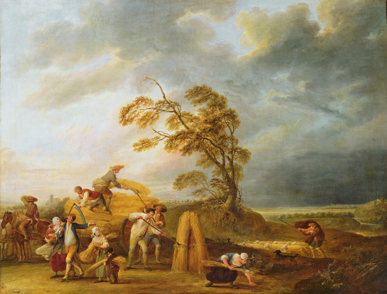 Čtyři hodiny dne: Nešpory, 1771 od Francois Louis Joseph Watteau