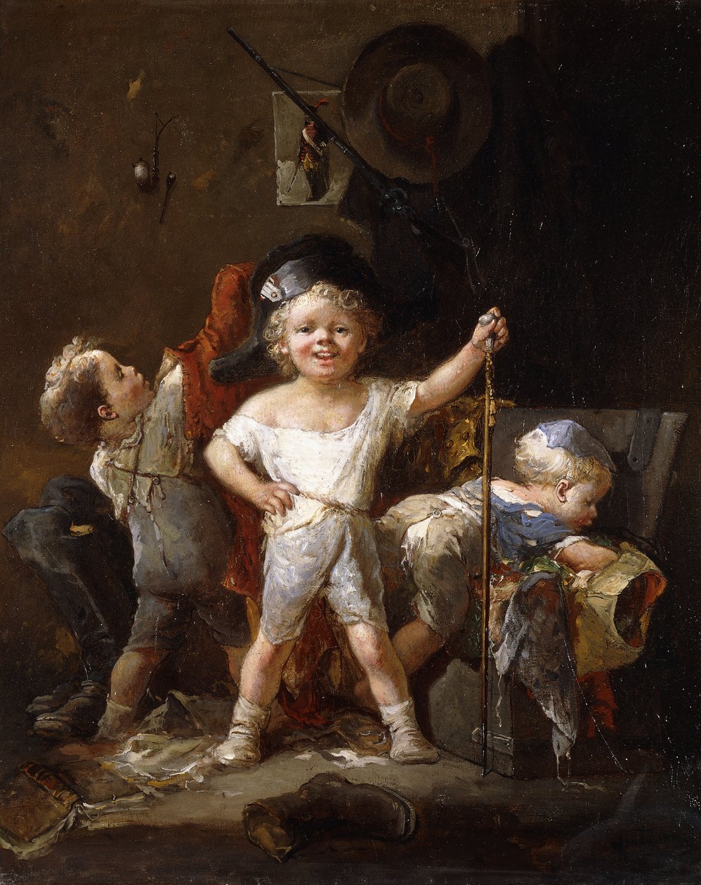 Oblékání, od Francois Louis Lanfant de Metz