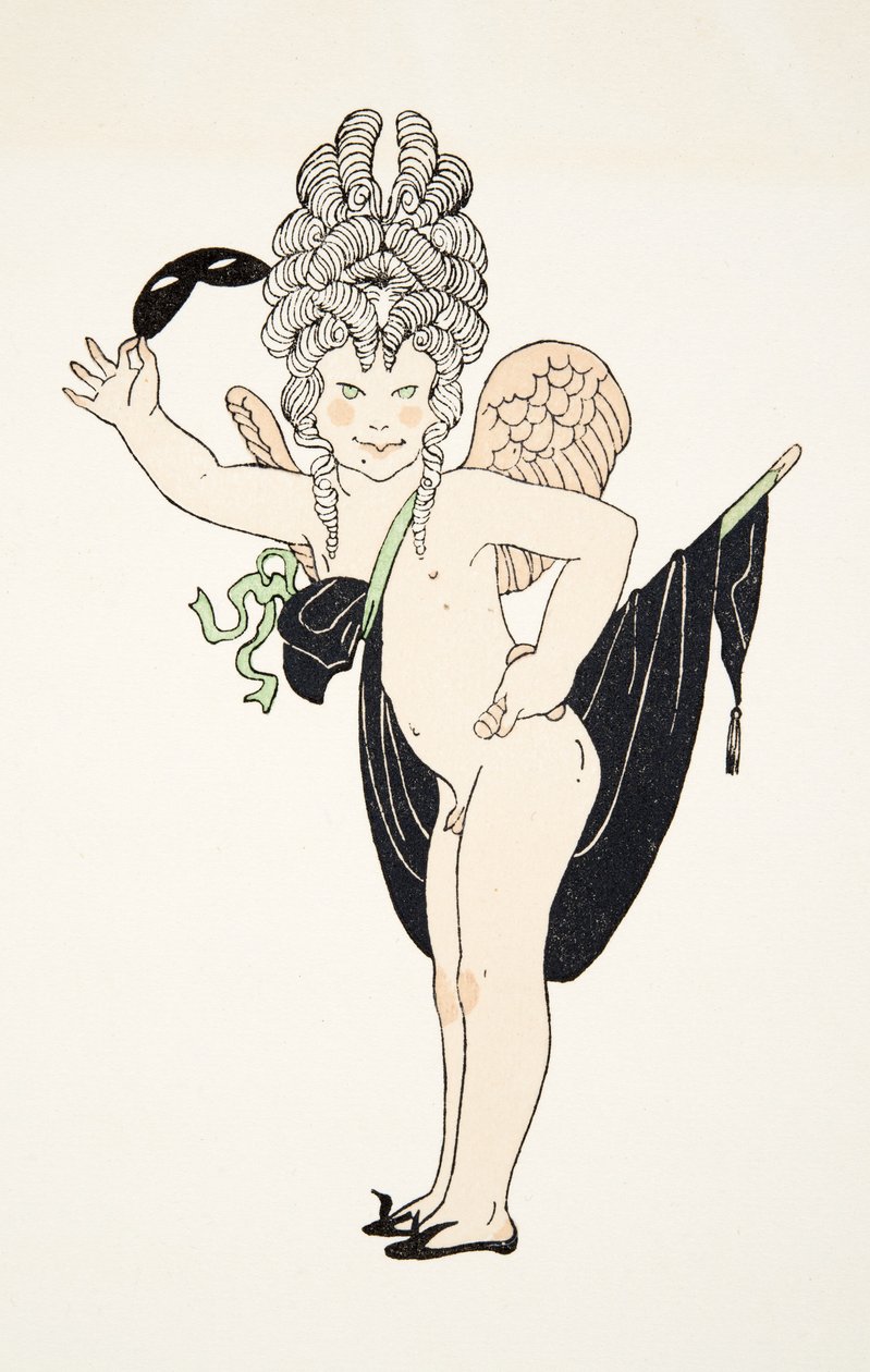 Cherubín z Personages de Comedie, hospoda. 1922 (tisk šablony) od Francois Louis Schmied