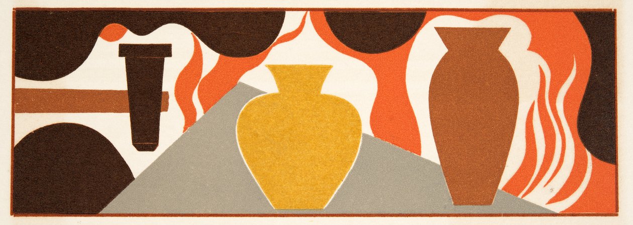 Grafická ilustrace z Prométhée Enchaîné od Aischyla, hospoda. 1941 (tisk šablony) od Francois Louis Schmied