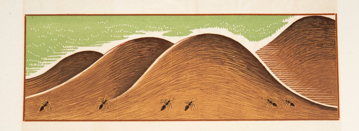 Grafická ilustrace z Prométhée Enchaîné od Aischyla, hospoda. 1941 (tisk šablony) od Francois Louis Schmied