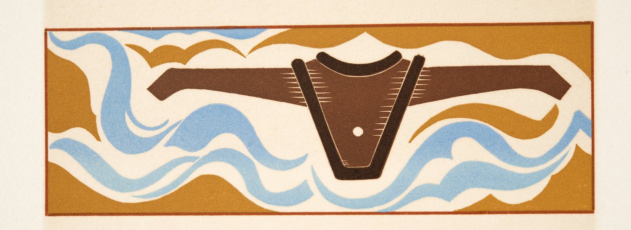 Grafická ilustrace z Prométhée Enchaîné od Aischyla, hospoda. 1941 (pochoirový tisk) od Francois Louis Schmied