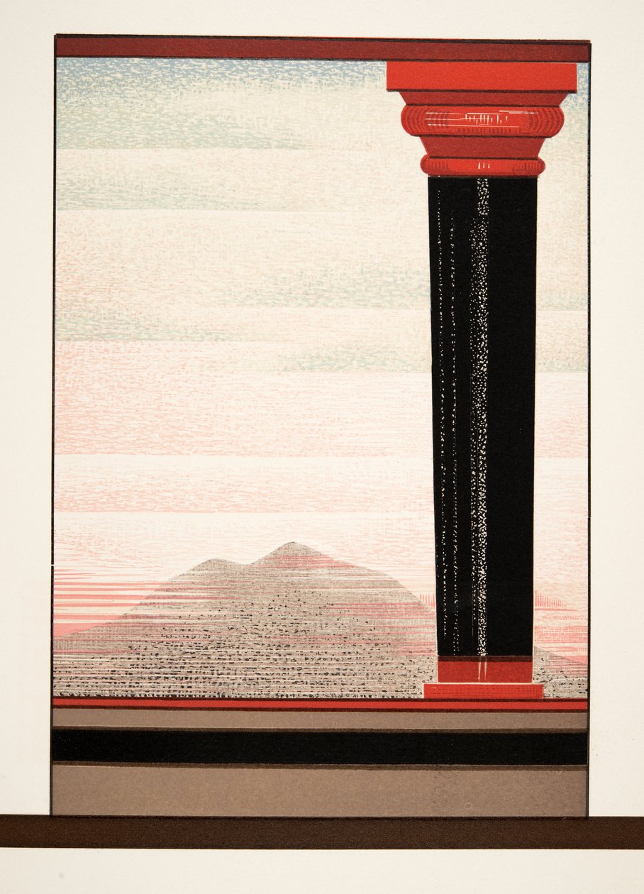 Ilustrace z Prométhée Enchaîné od Aischyla, hospoda. 1941 (tisk šablony) od Francois Louis Schmied