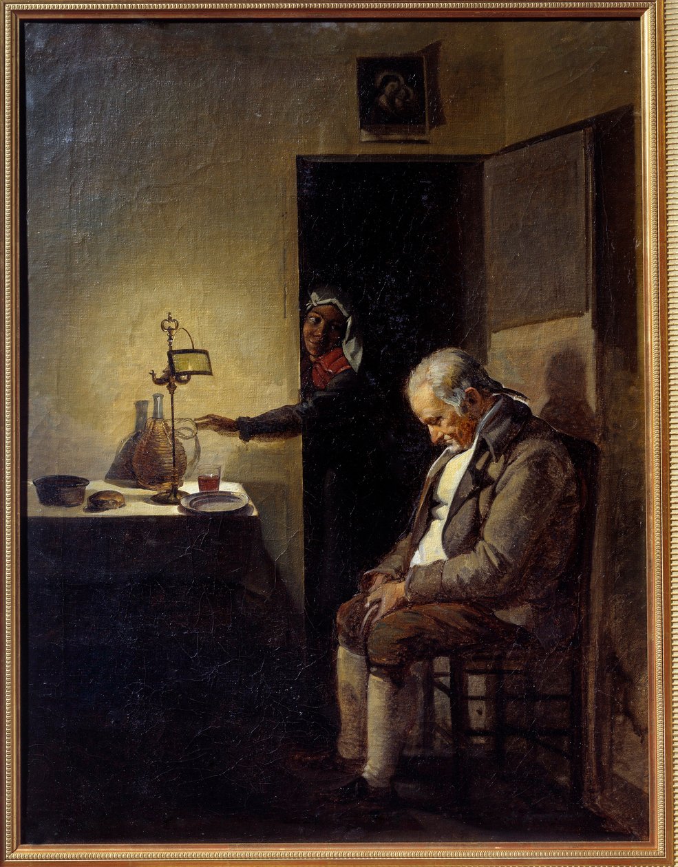 Obraz spánku od Francoise Mariuse Graneta (1775-1849) 19. století Aix en Provence, Musee Granet od Francois Marius Granet