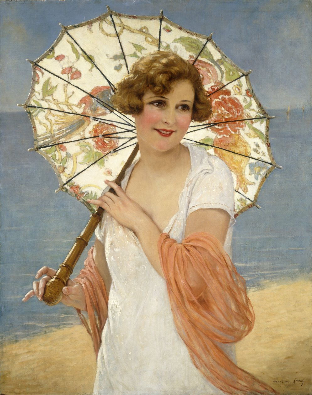 Slunečník (olej na plátně) od Francois Martin Kavel