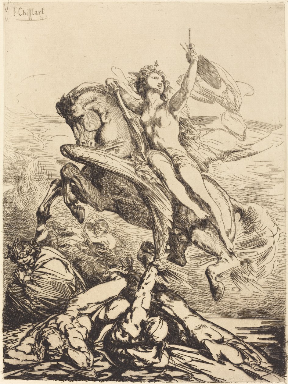 Génius umění od Francois Nicolas Chifflart