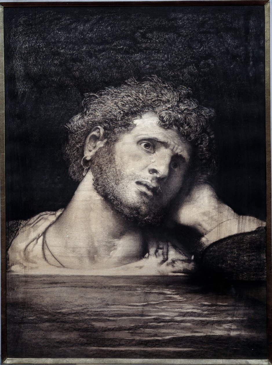 Deska ilustrující román „Dělníci moře“ “od Victora Huga (1802-1885): kresba Francoise Nicolase Chifflarta (1825-1901) 1882 Paříž, Maison Victor Hugo od Francois Nicolas Chifflart